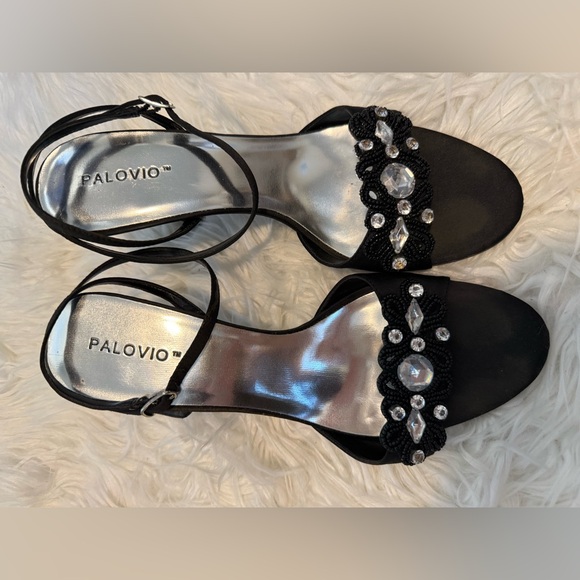 Palovio Beaded Heels - Picture 3 of 12